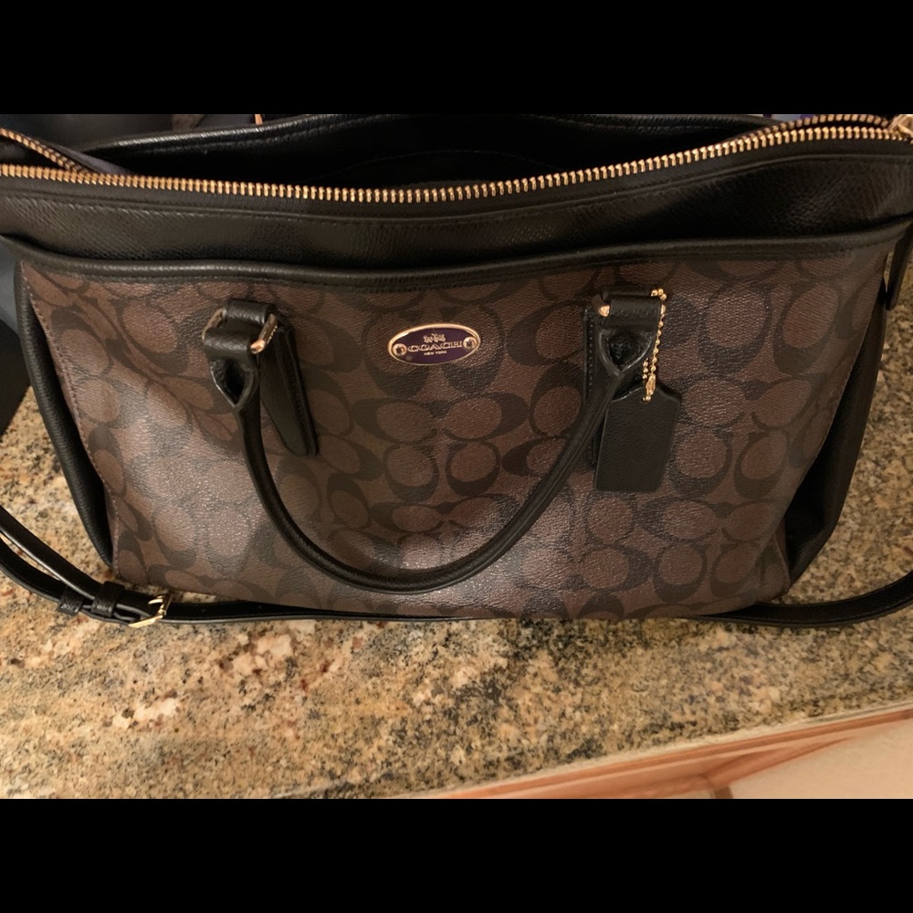 Coach signature purse